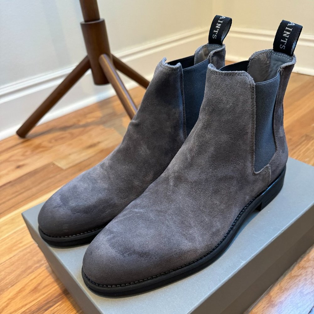 ALLSAINTS Mens Charcoal Chelsea Boot - NWT